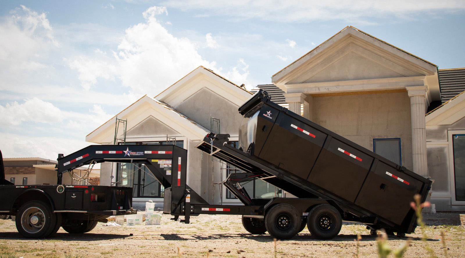 Iron Star Manufacturing Roll-Off Trailer